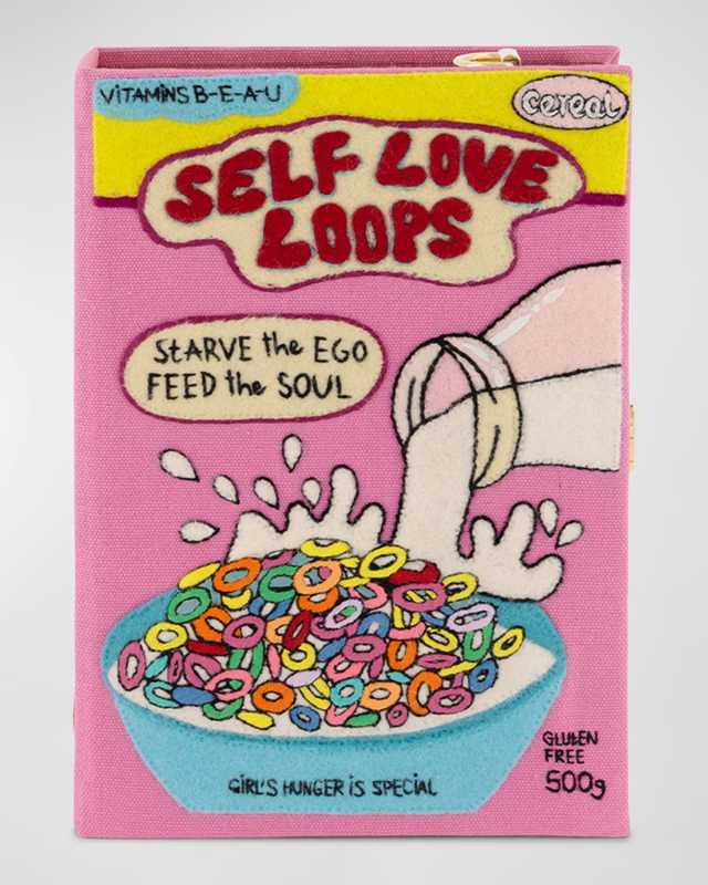 Self Love Loops Book Clutch Bag